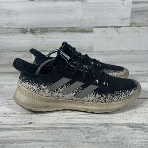 Adidas Mens SenseBounce+ Athletic Running Sneaker Shoes Black White Size 10.5‎